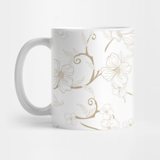 Creepy Flowers Pattern 5 Mug